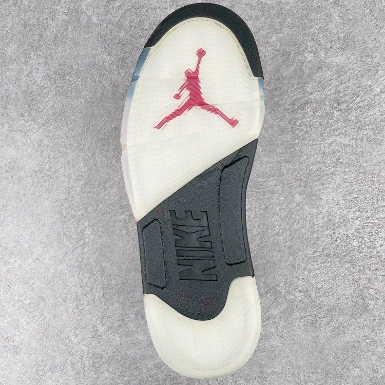 J5 "Retro Fire Red Silver Tongue"
