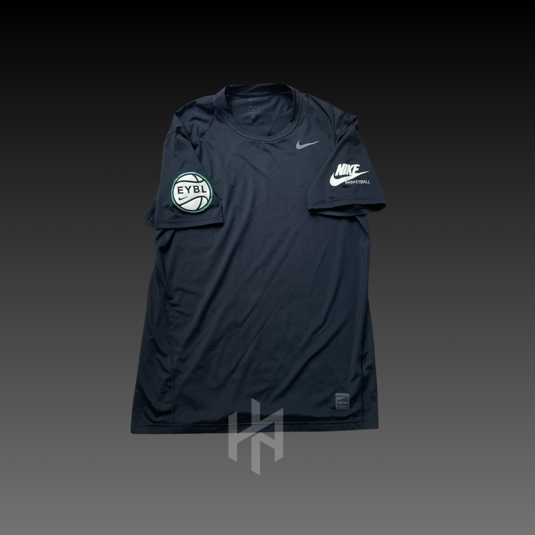 Elite Circuit Compression T-Shirt Black Green Logo